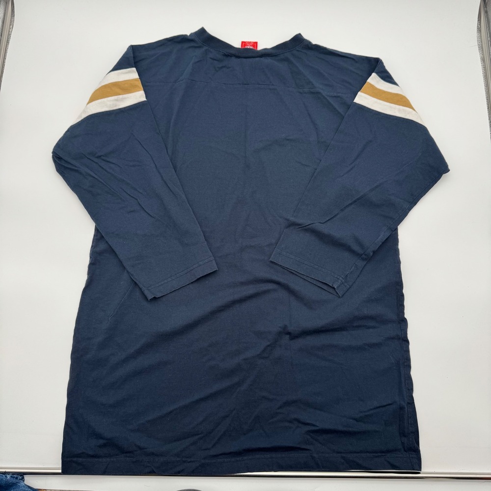 NFL For Her Rams Navy Blue Long Sleeve T-Shirt Dress Oversized Tunic L/XL - Picture 3 of 4